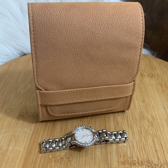 Ebel Beluga Diamond Quartz 26mm Steel .70 CW Glossy Stainless Steel Watch +Case - Picture 16 of 17